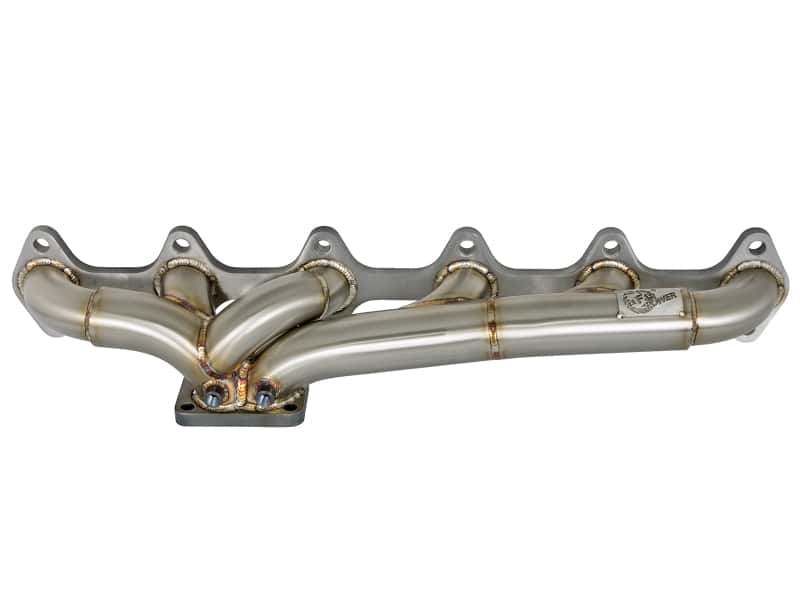 aFe — aFe Twisted Steel Header w/ T4 Turbo Manifold 03-07 Dodge Diesel L6-5.9L
Exhaust Manifold - view 3