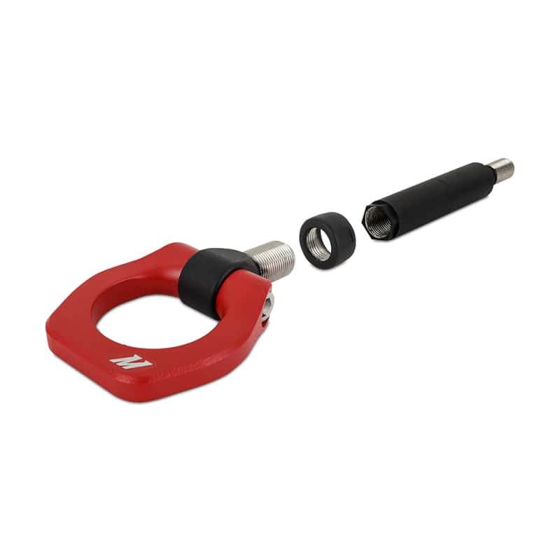 Mishimoto — Mishimoto 02-07 Subaru WRX/STI Red Racing Front Tow Hook - view 3