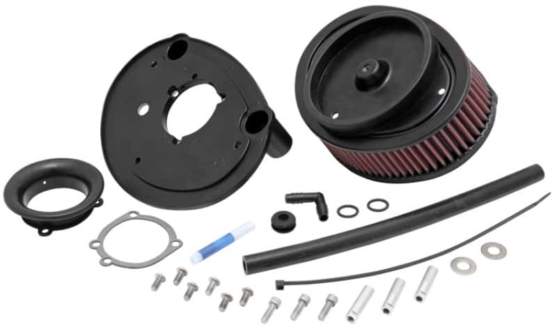 K&N Engineering — K&N Oval Red 9in Intake System for Harley-Davidson
Air Intake System - view 1