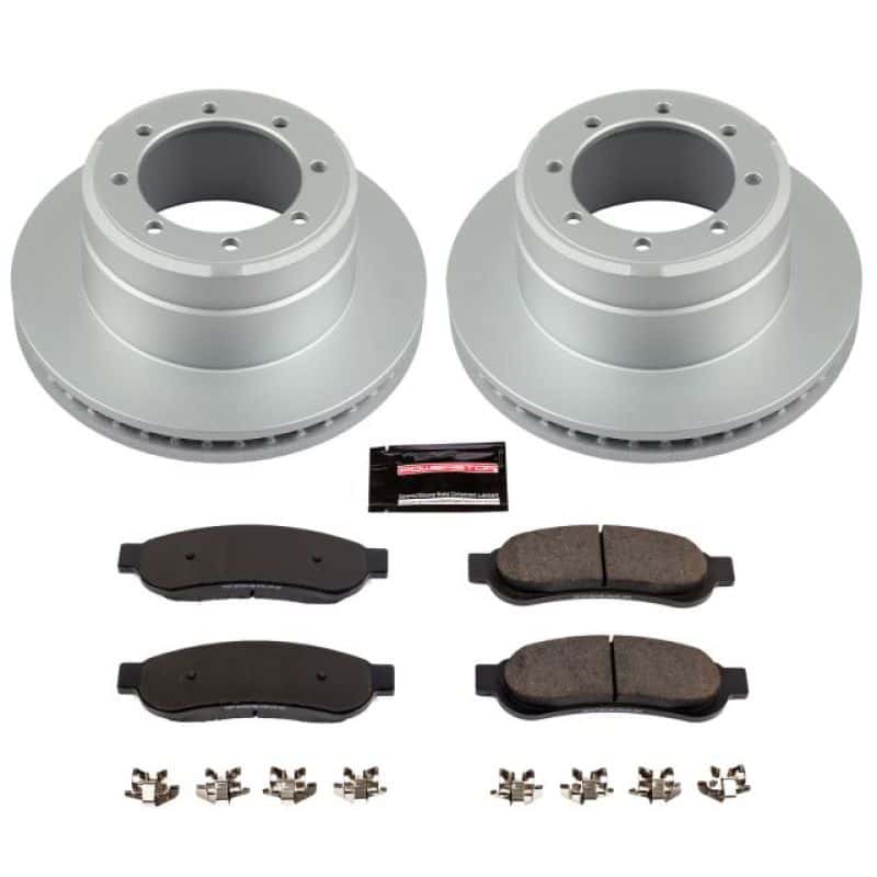 PowerStop — Power Stop 05-10 Ford F-350 Super Duty Rear Z17 Evolution Geomet Coated Brake Kit - view 1