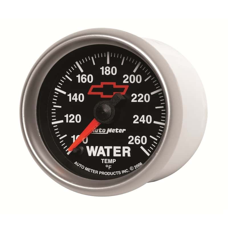 AutoMeter — AutoMeter Gauge Water Temp 2-1/16in. 100-260 Deg. F Digital Stepper Motor Chevy Red Bowtie Black
2-1/16" WATER TEMP, - view 6