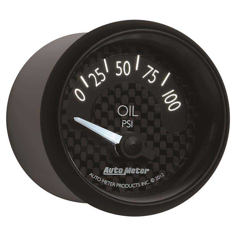 AutoMeter — Autometer GT Series 52mm Short Sweep Electronic 0-100 psi Oil Pressure
2-1/16" OIL PRESS, 0 - view 7