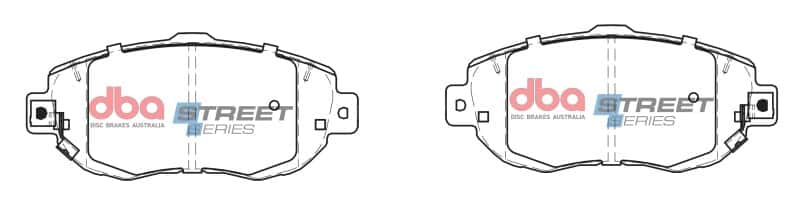 DBA — DBA 93-05 Lexus GS300 Front Street Series Brake Pads
Brake Pad - view 2