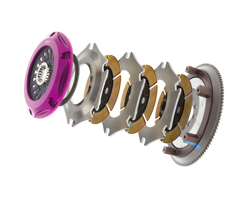 Exedy — Exedy 2008-2015 Mitsubishi Lancer Evolution GSR L4 Hyper Triple Cerametallic Clutch Rigid Disc
Hyper Multi Series
Clutch Kit - view 3