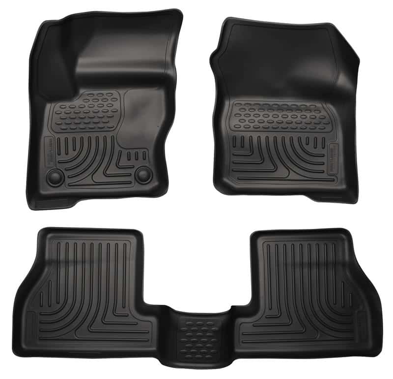 Husky Liners — Husky Liners 2012 Ford Focus (4DR/5DR) WeatherBeater Combo Black Floor Liners
Floor Liners - view 2