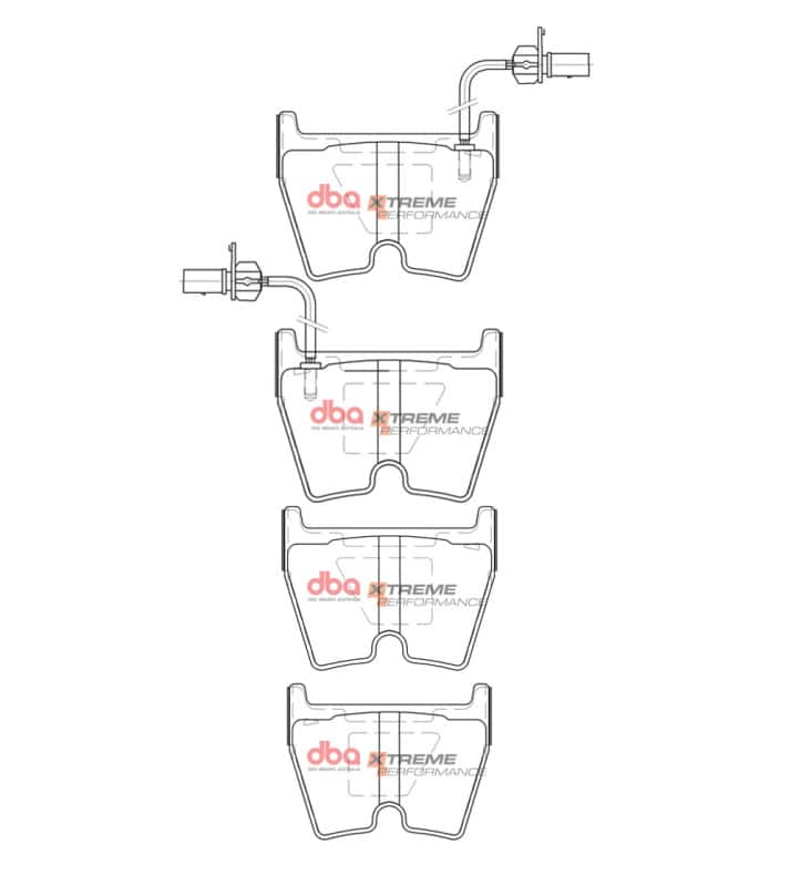 DBA — DBA 2009 Suzuki XL-7 Front XP Performance Brake Pads
Brake Pad - view 1