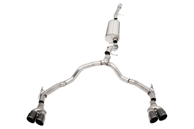 CORSA Performance — Corsa 2021-2025 Suburban / Yukon XL 6.2L 4WD Dual Rear 3in to 2.75in Sport Cat-Back DW 4in BLK Tips
Exhaust - view 2