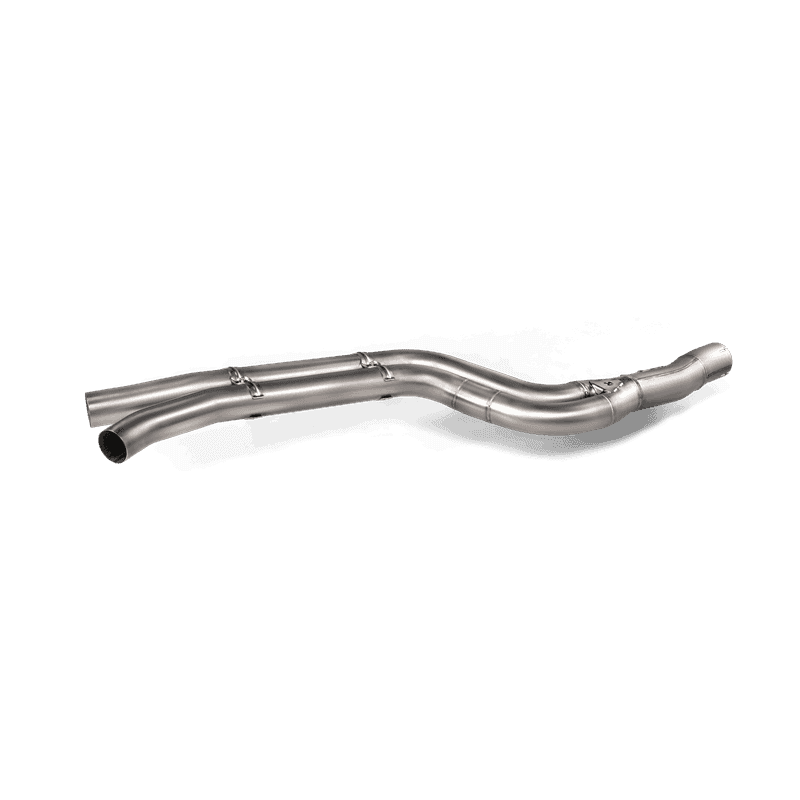 Akrapovic — Akrapovic 2019 Toyota Supra (A90) w/o OPF/GPF Evolution Link Pipe Set (SS) (No Hardware Included)
Evolution Link pipe set 
Link Pipe Set - view 2