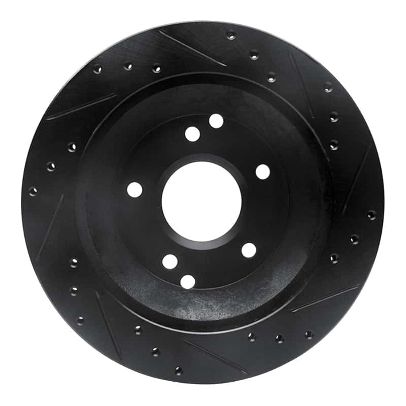 R1 Concepts — R1 88-96 Chevrolet Corvette Rear Left Drilled & Slotted Black Brake Rotor
R1 Brake Rotor Drill - view 5