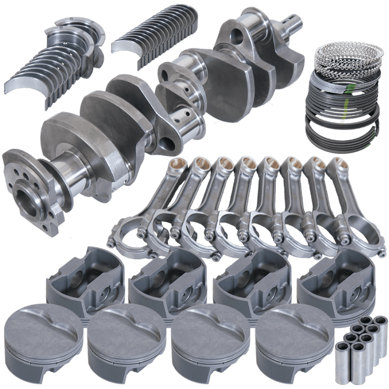 Eagle — Eagle Chevy 350 3.750in Crank 6.000in I-Beam Rods -5cc Flat Top 4.040in Pistons Balanced Assembly
Bal Str & Strip Assy - view 1