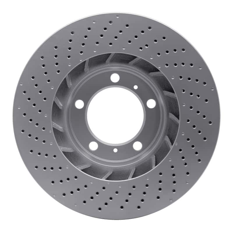 DFC — DFC 09-23 Porsche 718 Cayman Right Front Drilled GeoSPEC Coated Rotor
DFC Brake Rotor - view 5