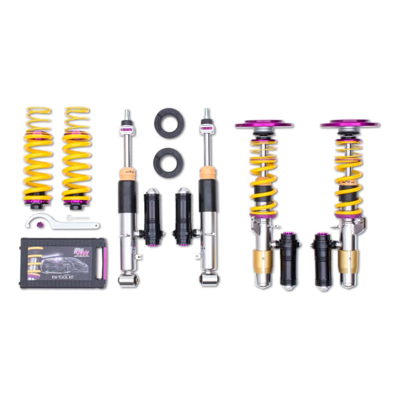 KW — KW Clubsport Kit Pre 1/2015 BMW M3/M4 F80/F82 w/ 3 Bolt Front Mount (No EDC Cancellation) 2-Way
Coilover Kit - view 6