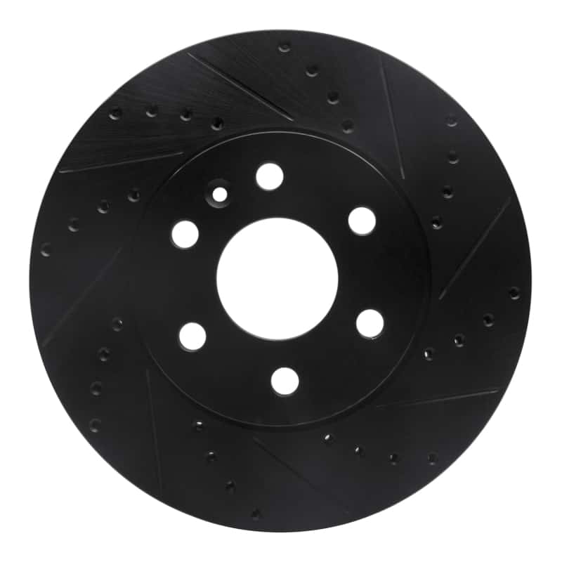 R1 Concepts — R1 15-20 Chevrolet Colorado Front Right Drilled & Slotted Black Brake Rotor
R1 Brake Rotor Drill - view 1