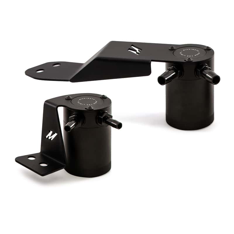Mishimoto — Mishimoto 2013+ Cadillac ATS 2.0T Baffled Oil Catch Can Kit - Black
Oil Catch Can Kit - view 2