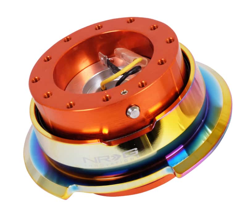 NRG — NRG Quick Release Gen 2.8 - Orange Body / Neochrome Ring - view 2
