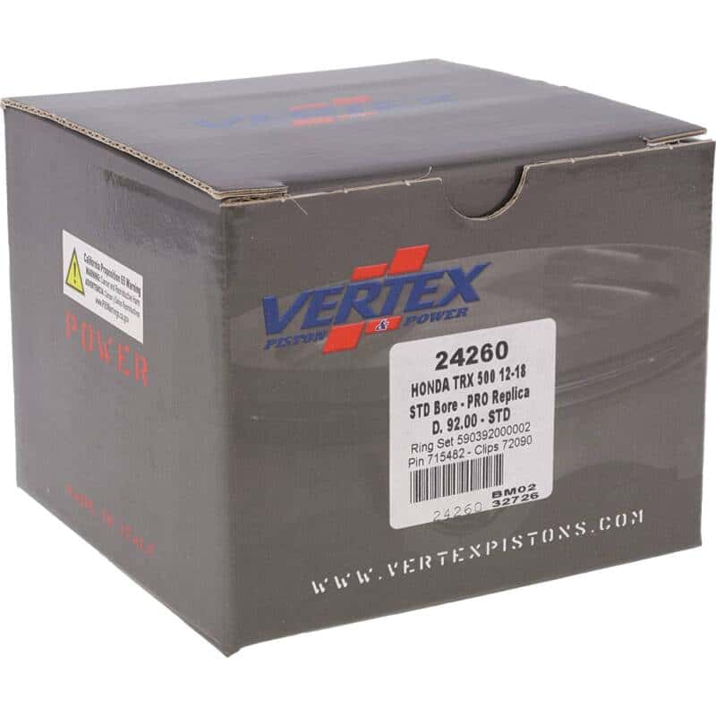 Vertex Pistons — Vertex Piston 15-23 Honda Pioneer 500 500cc Forged Replica Piston Kit - view 5