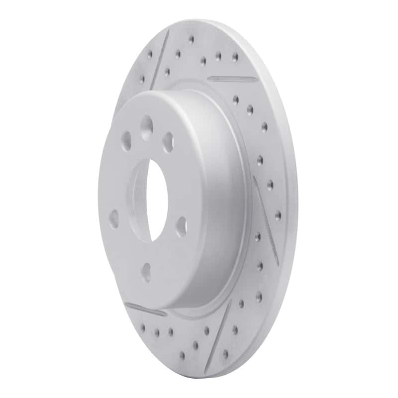 R1 Concepts — R1 16-23 Chevrolet Bolt Ev Rear Left Drilled & Slotted Geo-Carbon Rotor - view 2
