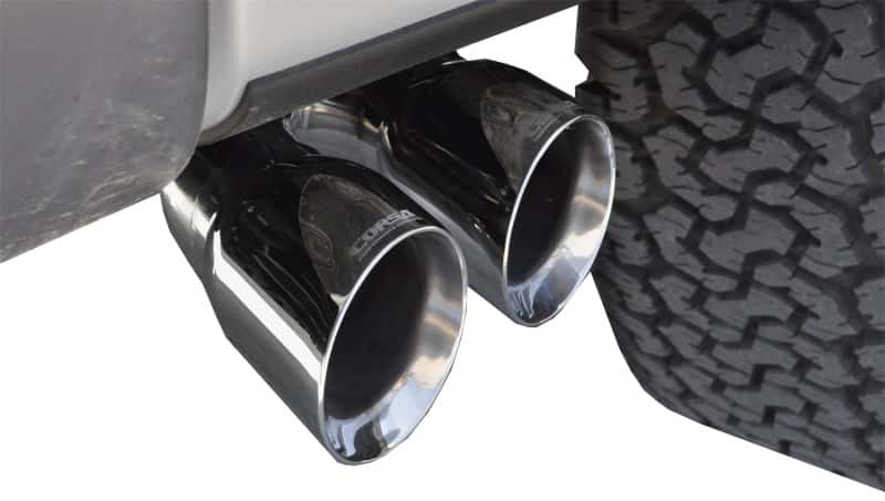 CORSA Performance — Corsa 2011-14 Ford F-150 Raptor 6.2L V8 133in Wheelbase Xtreme Cat-Back Resonator Delete Kit Exhaust
Exhaust - view 9