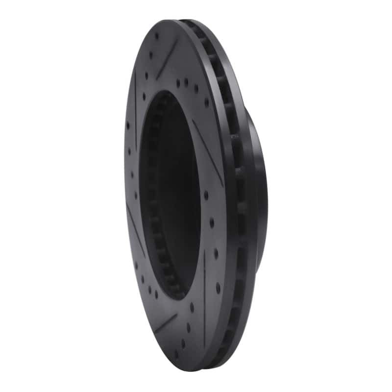 R1 Concepts — R1 88-91 Honda Accord Sedan Front Right Drilled & Slotted Black Brake Rotor
R1 Brake Rotor Drill - view 4