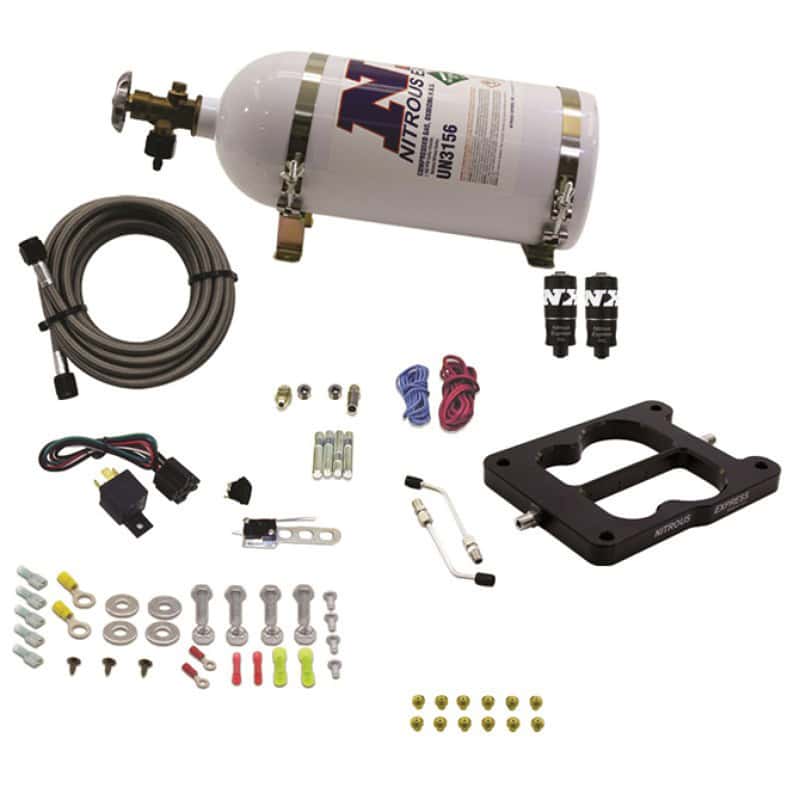 Nitrous Express — Nitrous Express Q-Jet/Holley Spread Bore Hitman Nitrous Kit (100-150-200HP) w/10lb Bottle
Injection System Kit
N2OSys - view 2