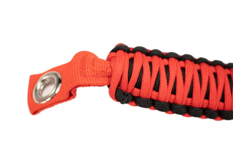 Fishbone Offroad — Fishbone Offroad 07-18 Wrangler JK A Pillar Sound Bar Red Paracord Grab Handles - view 3