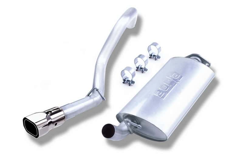 Borla — Borla 00-06 Jeep Wrangler Sport/SE/X/Rubicon Sahara 2.5L/4cyl 4.0L/6cyl SS Catback Exhaust
Cat-Back System
ExhstSysKt - view 2