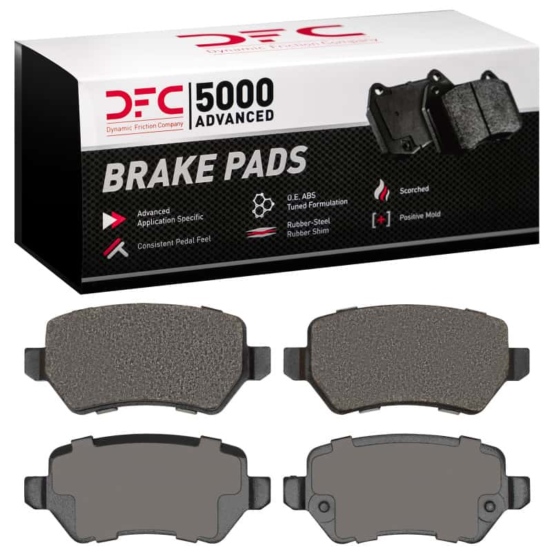 DFC — DFC 02-08 Chevrolet Zafira (Mexico) Rear 5000 Advanced Low Metallic Brake Pads
DFC Brake Pad Set - view 4