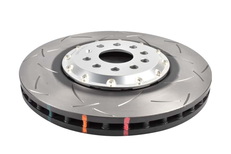 DBA — DBA 2022+ Volkswagen Golf R Mk8 5000 Series T3 Slotted 2 Piece Front Rotor
Brake Rotor - view 1