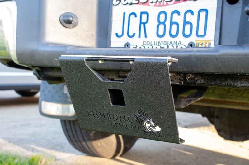 Fishbone Offroad — Fishbone Offroad 2In Receiver Hitch Mounted Step - Black Powdercoat Steel - view 13