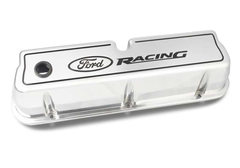 Ford Racing — Ford Racing Logo Die-Cast Black Valve Covers Polished
Valve Cover Set - view 9