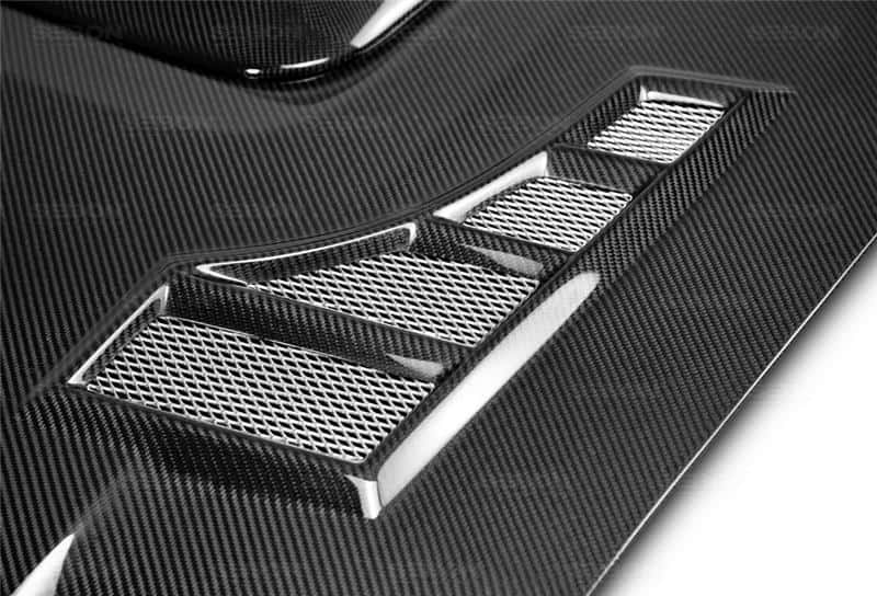 Seibon — Seibon 04-05 Subaru WRX/STi CW Carbon Fiber Hood - view 10