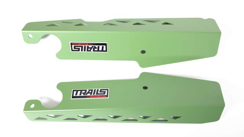 GrimmSpeed — GrimmSpeed 2018+ Subaru Crosstrek TRAILS Fender Shrouds - Green - view 1