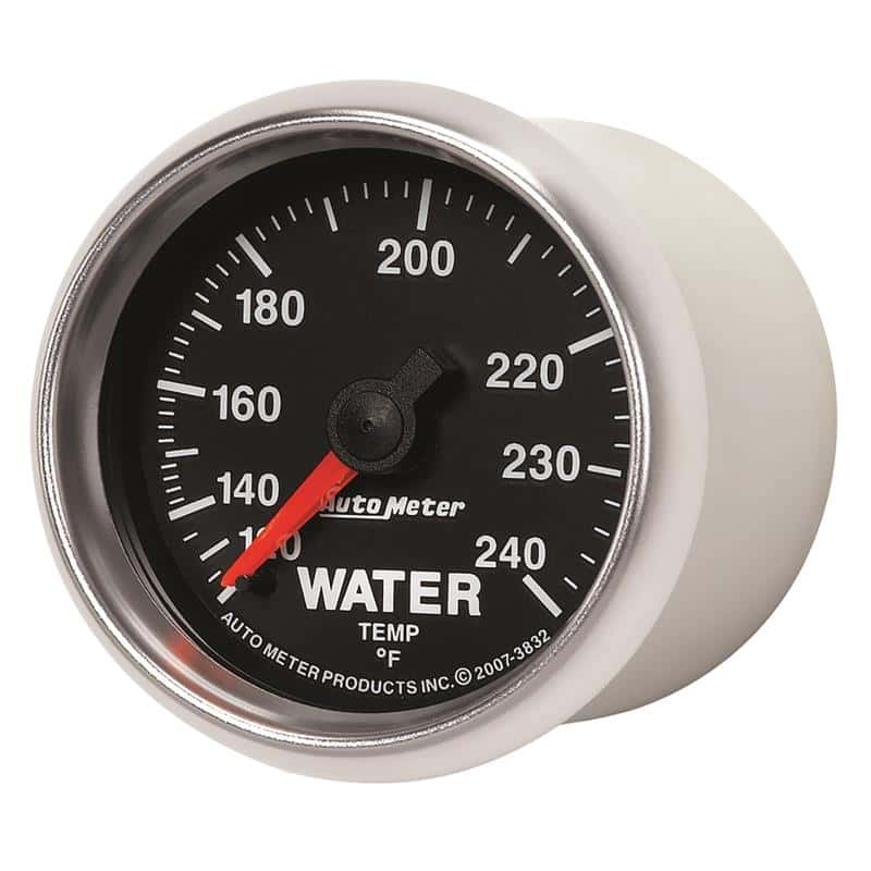 AutoMeter — Autometer GS 52mm 120-240 Deg F Mechanical Water Temperature Gauge
2-1/16" WATER TEMP, - view 3