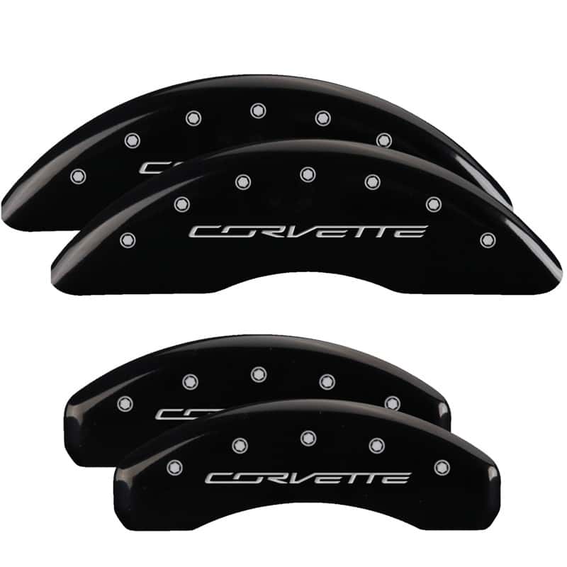 MGP — MGP 4 Caliper Covers Engraved Front & Rear C7/Corvette Black finish silver ch
Caliper Covers - view 1