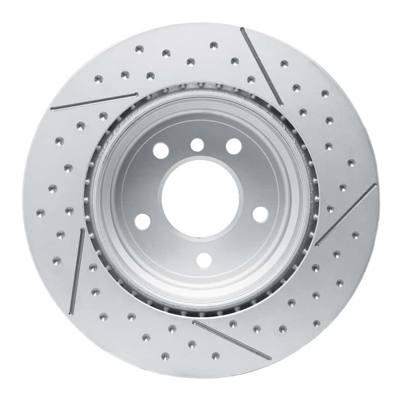 DFC — DFC 13-13 BMW 135IS Rear GeoSPEC Coated Rotor - Dimpled and Slotted - view 5