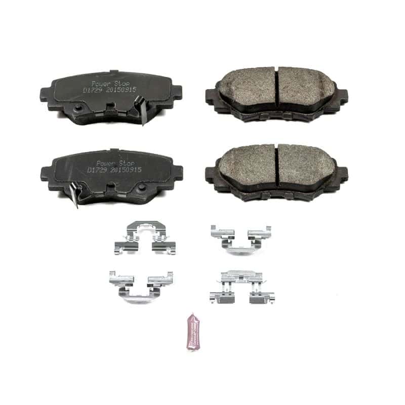 PowerStop — Power Stop 14-16 Mazda 3 Rear Z17 Evolution Ceramic Brake Pads w/Hardware
Z17 Brake Pads - view 1