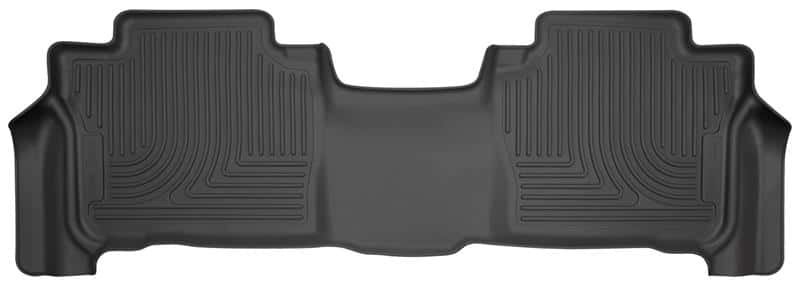 Husky Liners — Husky Liners 13-16 Lexus LX570 / 13-16 Toyota Land Cruiser WeatherBeater 2nd Row Black Floor Liners - view 2
