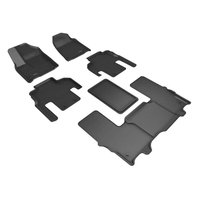 3D MAXpider — 3D MAXpider 22-24 Jeep Wagoneer 7 Seat Kagu Black R1 R2 R3
Floor Mat Set - view 1