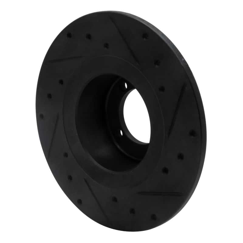 R1 Concepts — R1 67-76 BMW 1600 Front Left Drilled & Slotted Black Brake Rotor
R1 Brake Rotor Drill - view 4
