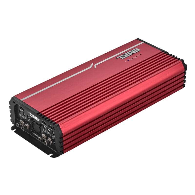 DS18 — DS18 4-Channel Class-D Amp Stereo Full-Range 4 x 400 W RMS at4 ohm- Red - view 4