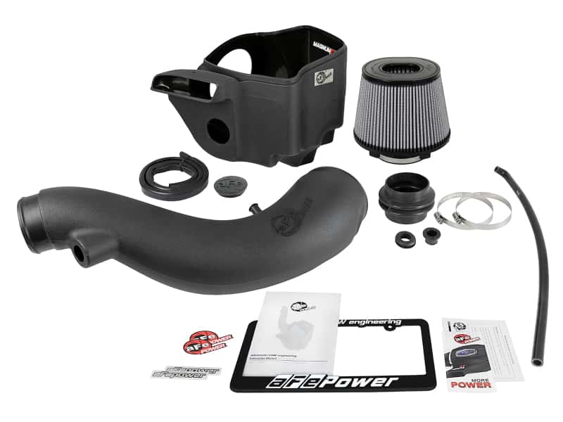 aFe — aFe MagnumFORCE Intakes Stage-2 PDS AIS 16-19 Jeep Grand Cherokee (WK2) V6-3.6L
Magnum FORCE Intake - view 3