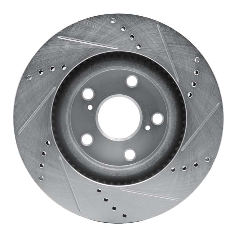DFC — DFC 06-20 Lexus ES350 Front Left Drilled & Slotted Silver Brake Rotor - view 5