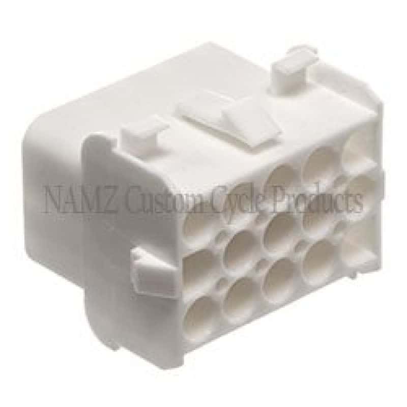 NAMZ — NAMZ AMP Mate-N-Lock 15-Position Male Wire Cap Connector w/Wire Seal - view 2