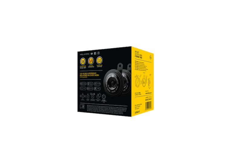 Hella — Hella Horn Kit Bx Blk Disc 92Mm 24V Univ - view 13