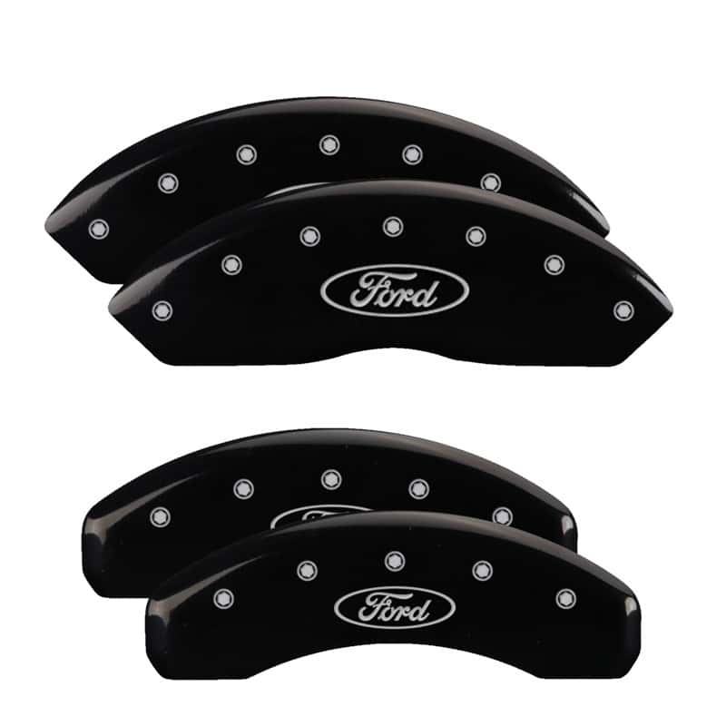 MGP — MGP 4 Caliper Covers Engraved Front & Rear Oval logo/Ford Black finish silver ch
Caliper Covers - view 1