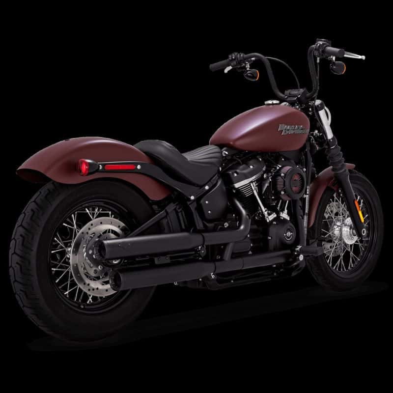 Vance and Hines — Vance & Hines 18-22 Harley-Davidson Softail Eliminator 300 PCX Slip-Ons Exhaust - Black - view 1