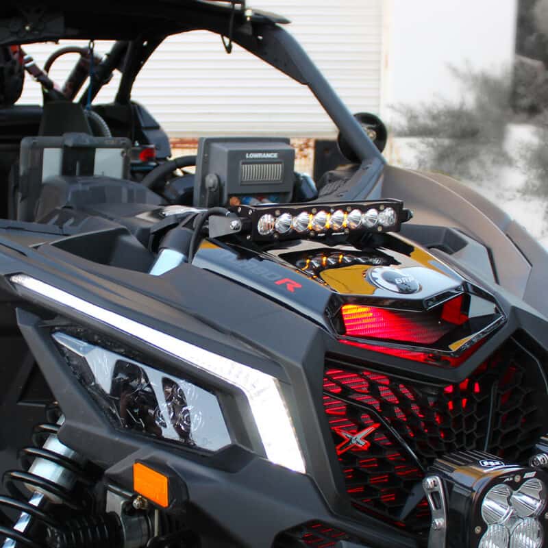 Baja Designs — Baja Designs Can-Am X3 Shock Mount Kit w/10in S8 Light Bar - Amber - view 1