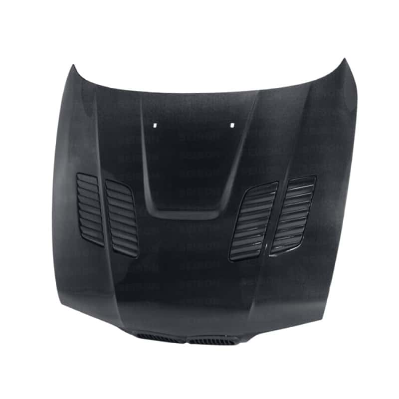 Seibon — Seibon 97-03 BMW 5 Series 4Dr (E39) GTR-Style Carbon Fiber Hood - view 1