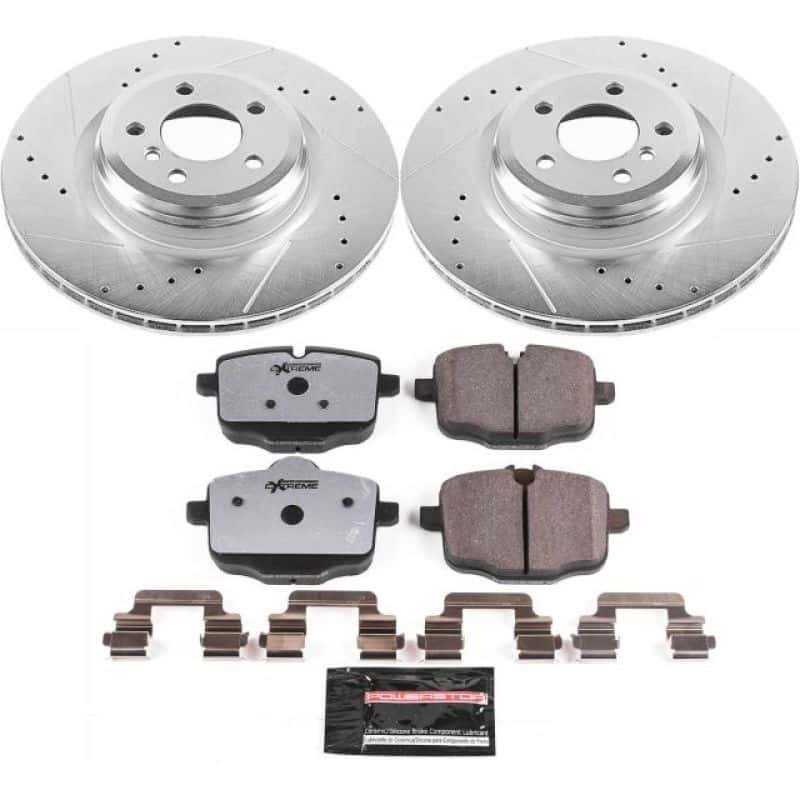 PowerStop — Power Stop 10-15 BMW 550i GT Rear Z26 Street Warrior Brake Kit - view 1