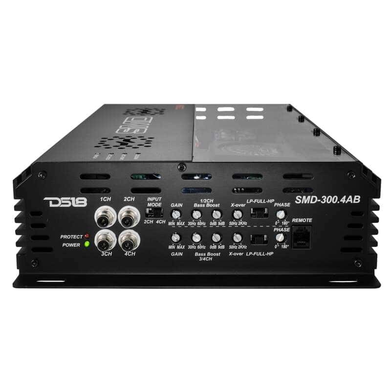 DS18 — DS18 Steave Meade Colab 4-Channel Amp Class A/B 2x600/4ohm Bridge 4 x 300/2ohm 4x200/4ohm Watts LED - view 4